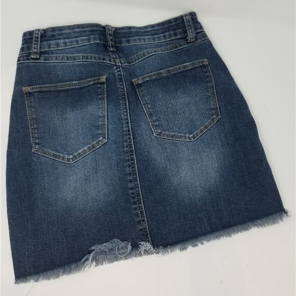 Rewash Denim Mini Skirt Jean Skirt Size S - Picture 2 of 11
